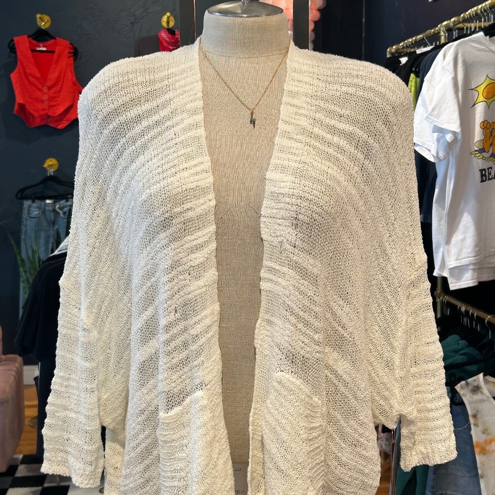 White Cardigan